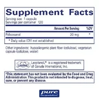 Поликозанол Pure Encapsulations Policosanol 20 мг, 120 капсул: цены и характеристики
