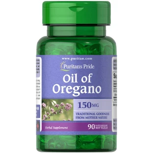 Олія Орегано Puritan's Pride Oil of Oregano 150 мг, 90 гелевих капсул
