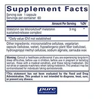Мелатонін Pure Encapsulations Melatonin-SR, 60 капсул: ціни та характеристики