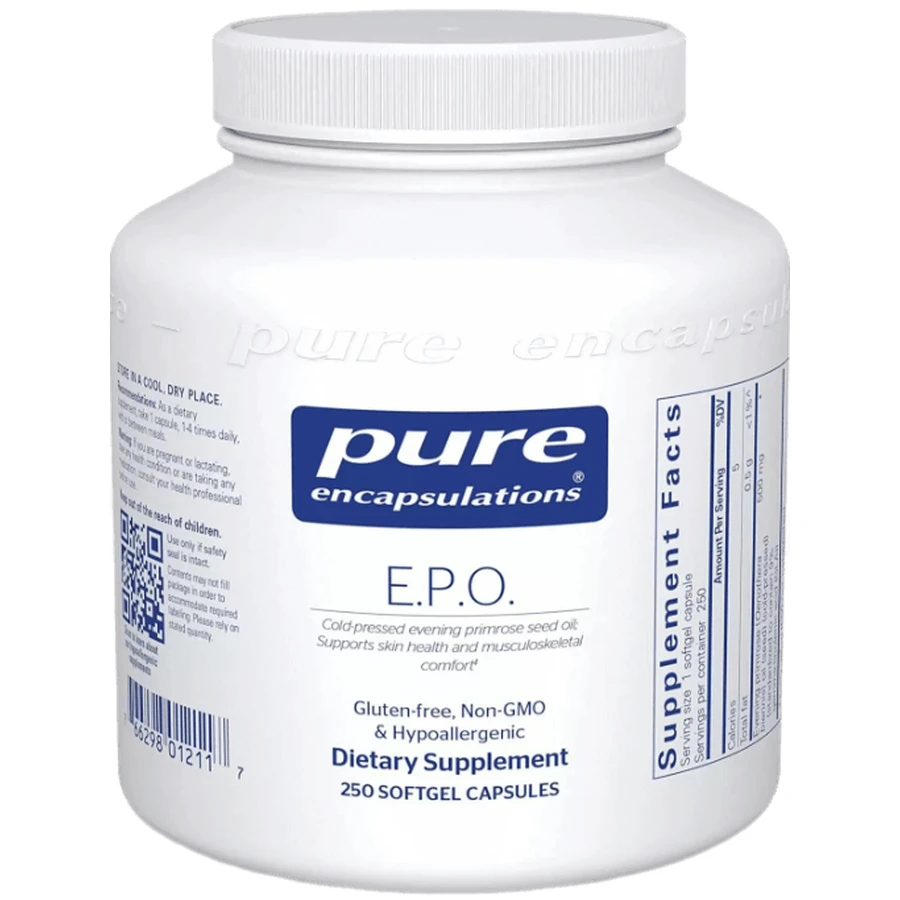 Олія Примули Вечірньої Pure Encapsulations EPO Evening Primrose Oil, 250 капсул: ціни та характеристики
