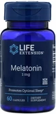 Мелатонін Life Extension Melatonin 1 мг, 60 капсул