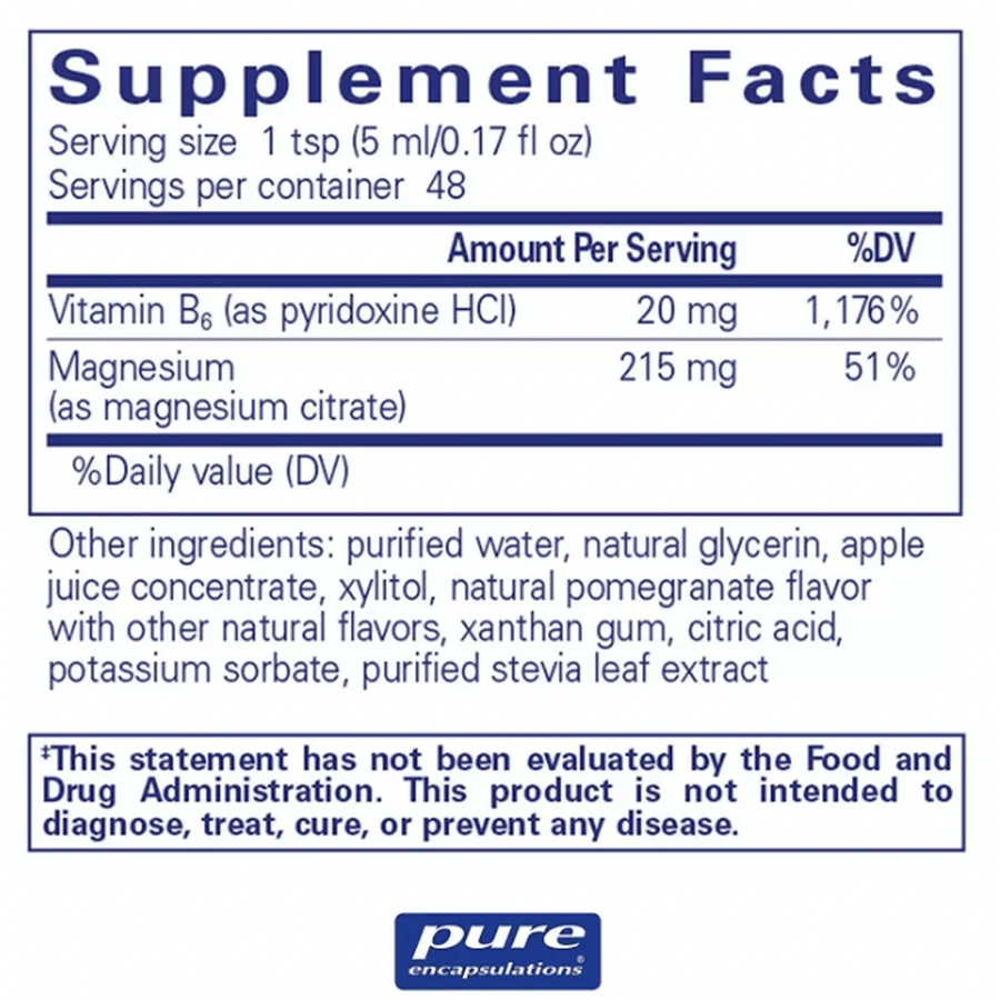 Магній рідкий Pure EncapsulationsMagnesium liquid, 240 мл: ціни та характеристики