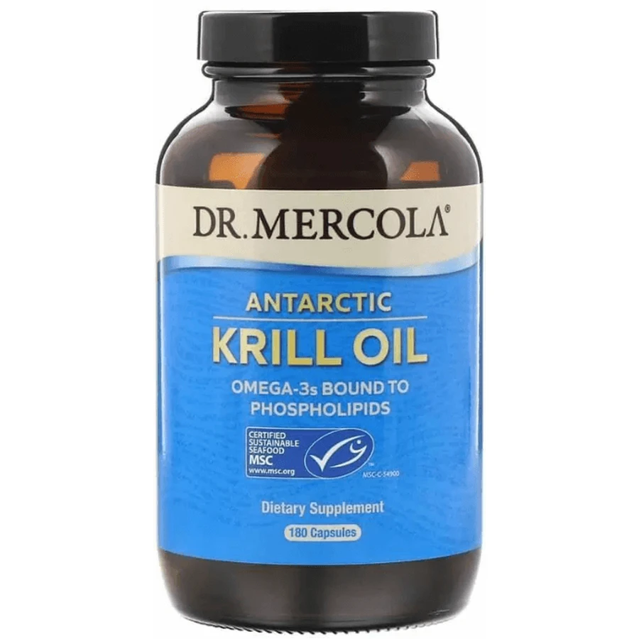 Масло криля арктического Dr. Mercola Krill Oil, 180 капсул: цены и характеристики