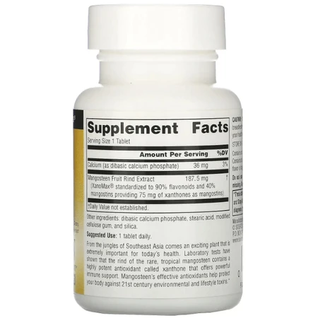 Мангостін Source Naturals Mangosteen 187,5 мг, 60 таблеток: ціни та характеристики