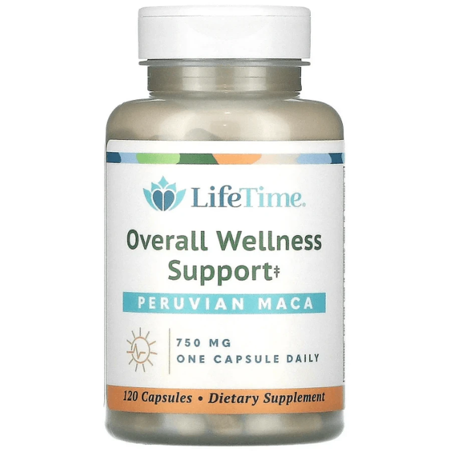 Мака перуанская Life Time Vitamins Peruvian Maca 750 мг, 120 капсул: цены и характеристики