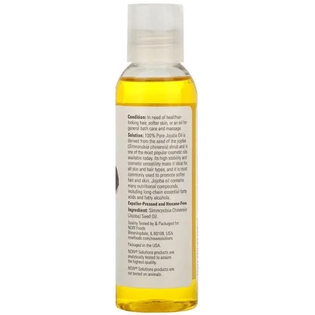 Масло жожоба Now Foods Jojoba Oil Solutions, 118 мл: ціни та характеристики