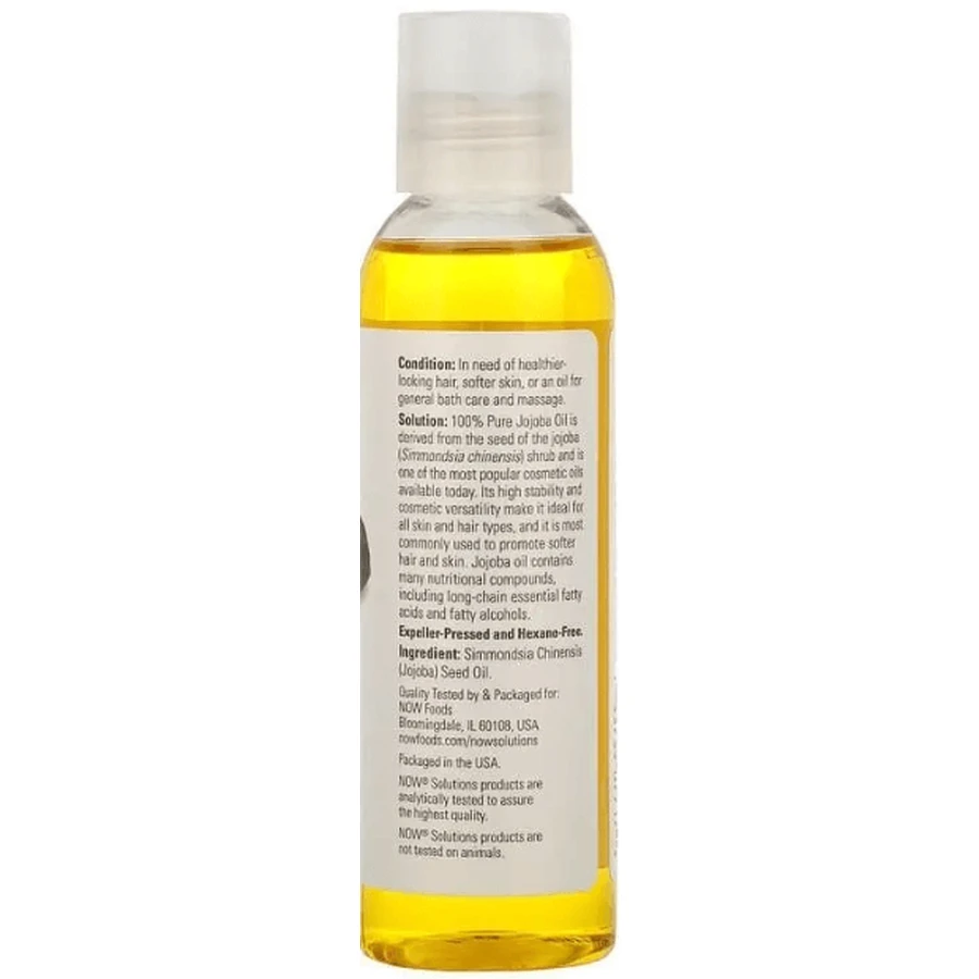Масло жожоба Now Foods Jojoba Oil Solutions, 118 мл: ціни та характеристики