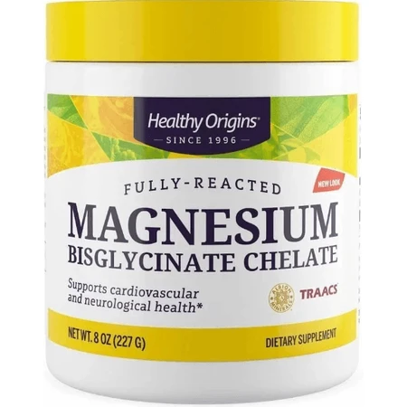 Магній хелат бісгліцинат Healthy Origins Magnesium, 227 г: ціни та характеристики