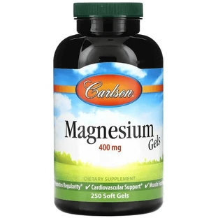 Магний оксид Carlson Magnesium Gels 400 мг, 250 гелевых капсул