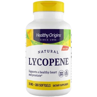 Ликопин Healthy Origins Natural Lycopene 15 мг, 180 гелевых капсул