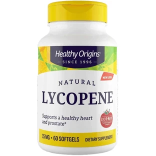 Ликопин Healthy Origins Natural Lycopene, 15 мг, 60 гелевых капсул