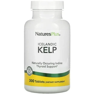 Ламінарія Natures Plus Kelp, ісландська, 300 таблеток