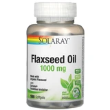 Льняное масло Solaray Flaxseed Oil 333 мг, 100 гелевых капсул