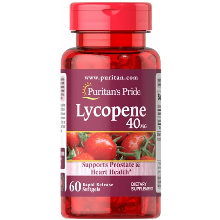 Ликопин Puritan's Pride Lycopene40 мг, 60 гелевых капсул: цены и характеристики