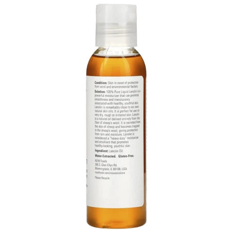 Ланолин жидкий Now Foods Solutions Liquid Lanolin, 118 мл: цены и характеристики
