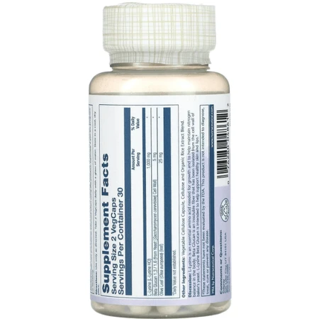Лізин і бета-глюкан Solaray L-Lysine & Beta Glucan 1000 мг, 60 капсул: ціни та характеристики
