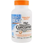 Куркумин С3 комплекс Doctor's Best Curcumin C3 1000 мг, 120 таблеток: цены и характеристики