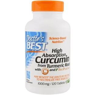 Куркумин С3 комплекс Doctor's Best Curcumin C3 1000 мг, 120 таблеток