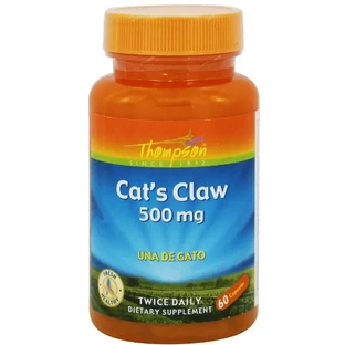 Котячий кіготь екстракт кори Thompson Cat's Claw 500 мг, 60 капсул