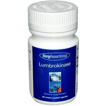 Ламброкіназа Allergy Research Group Lumbrokinase, 60 капсул з ентеросолюбильним покриттям: ціни та характеристики