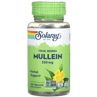 Коровяк Solaray Mullein 330 мг, 100 капсул