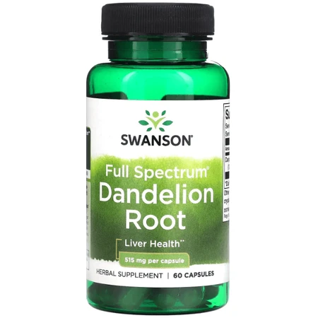 Кульбаба корінь Swanson Dandelion Root 515 мг, 60 капсул: ціни та характеристики
