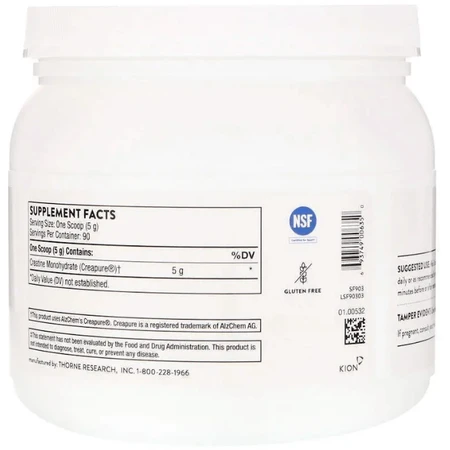 Креатин Thorne Creatine, 450 г: цены и характеристики