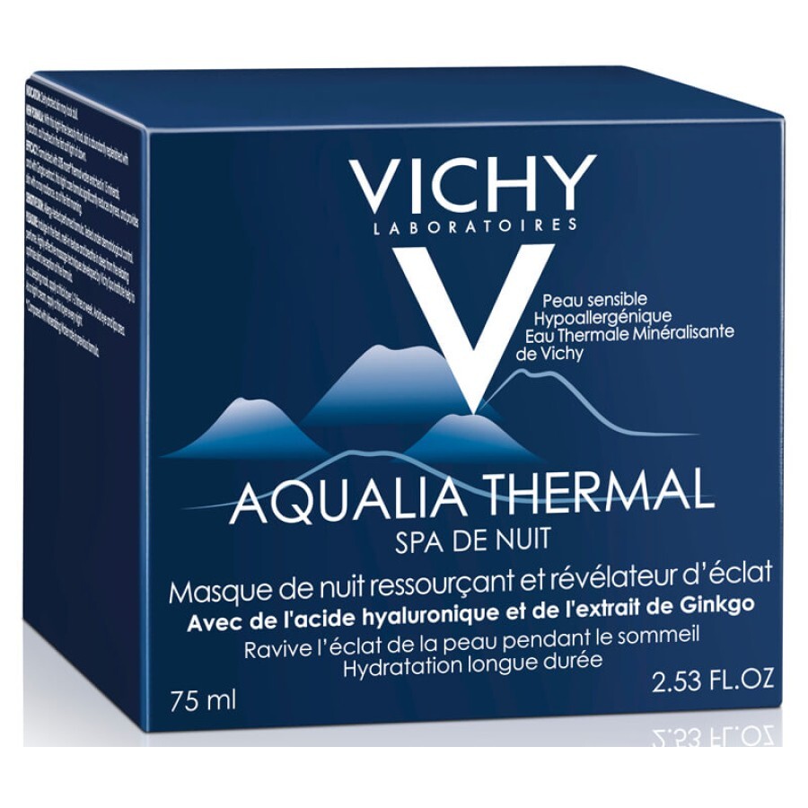Крем-гель для обличчя Vichy Aqualia Thermal Нічний Спа для глибокого зволоження шкіри, 75 мл: ціни та характеристики