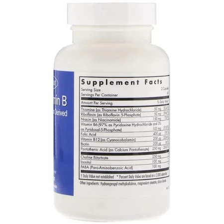 Комплекс витаминов В Allergy Research Group Vitamin B Complex, 120 капсул: цены и характеристики