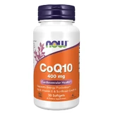 Коэнзим Q10 Now Foods CoQ10 400 мг,  с витамином Е и лецитином, 30 гелевых капсул