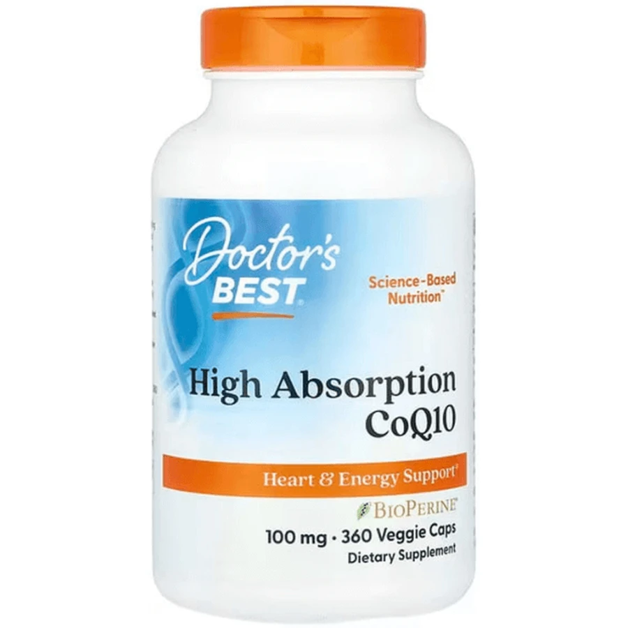 Коензим CoQ10 з біоперіном Doctor's Best CoQ10 with BioPerine 100 мг, 360 капсул: ціни та характеристики