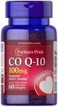 Коензим Q-10 Puritan's Pride Co Q-10, 100 мг, 60 гелевих капсул швидкого вивільнення