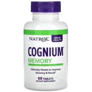 Когниум Natrol Cognium Memory, улучшение памяти, 60 таблеток