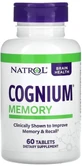 Когниум Natrol Cognium Memory, улучшение памяти, 60 таблеток