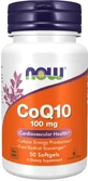 Коензим Q10 Now Foods CoQ10, 100 мг, 50 гелевих капсул