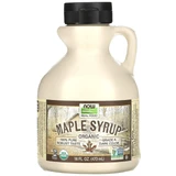 Кленовий сироп Now Foods Maple Syrup Real Food, органік, клас A, темний колір, 473 мл