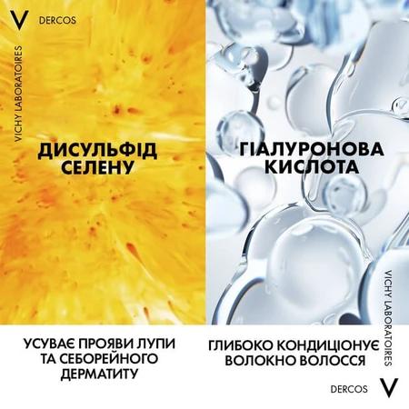 Дерматологический шампунь-кондиционер Vichy Dercos 2 в 1 Против перхоти для всех типов волос, 200 мл : цены и характеристики