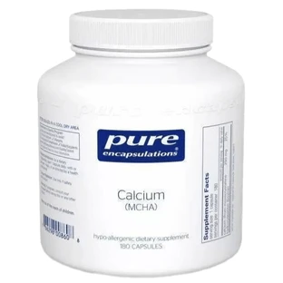 Кальций Pure Encapsulations Calcium MCHA, для поддержки костей, 180 капсул