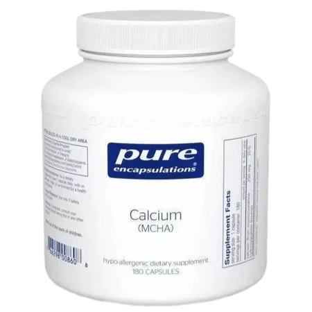 Кальций Pure Encapsulations Calcium MCHA, для поддержки костей, 180 капсул: цены и характеристики
