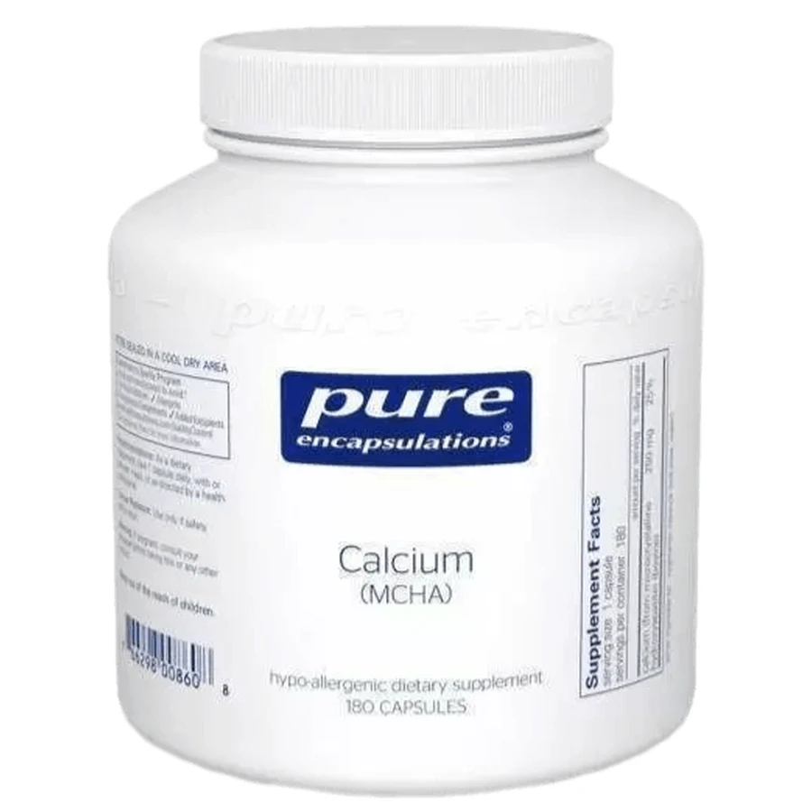 Кальций Pure Encapsulations Calcium MCHA, для поддержки костей, 180 капсул: цены и характеристики