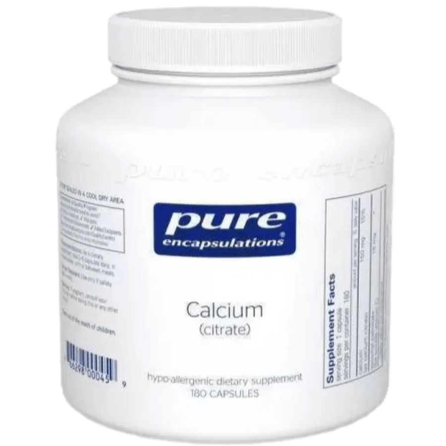 Кальцій цитрат Pure Encapsulations Calcium citrate, 180 капсул: ціни та характеристики