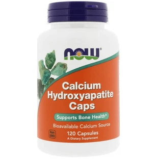 Кальций и фосфор гидроксиапатит кальция Now Foods Calcium Hydroxyapatite, 120 капсул