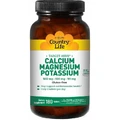 Кальцій магній калій Country Life Calcium Magnesium Potassium, 180 таблеток
