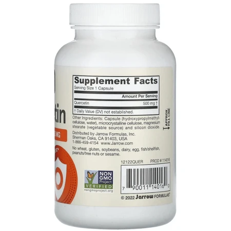 Кверцетин Jarrow Formulas Quercetin 500 мг, 100 капсул: цены и характеристики