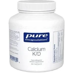 Кальцій з вітамінами K та Д Pure Encapsulations Calcium K/D, 180 капсул: ціни та характеристики