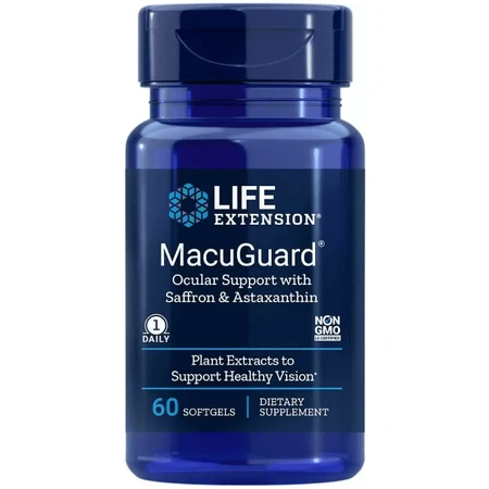 Здоров'я очей: комплекс з астаксантіном Life Extension Ocular Support, 60 капсул: ціни та характеристики
