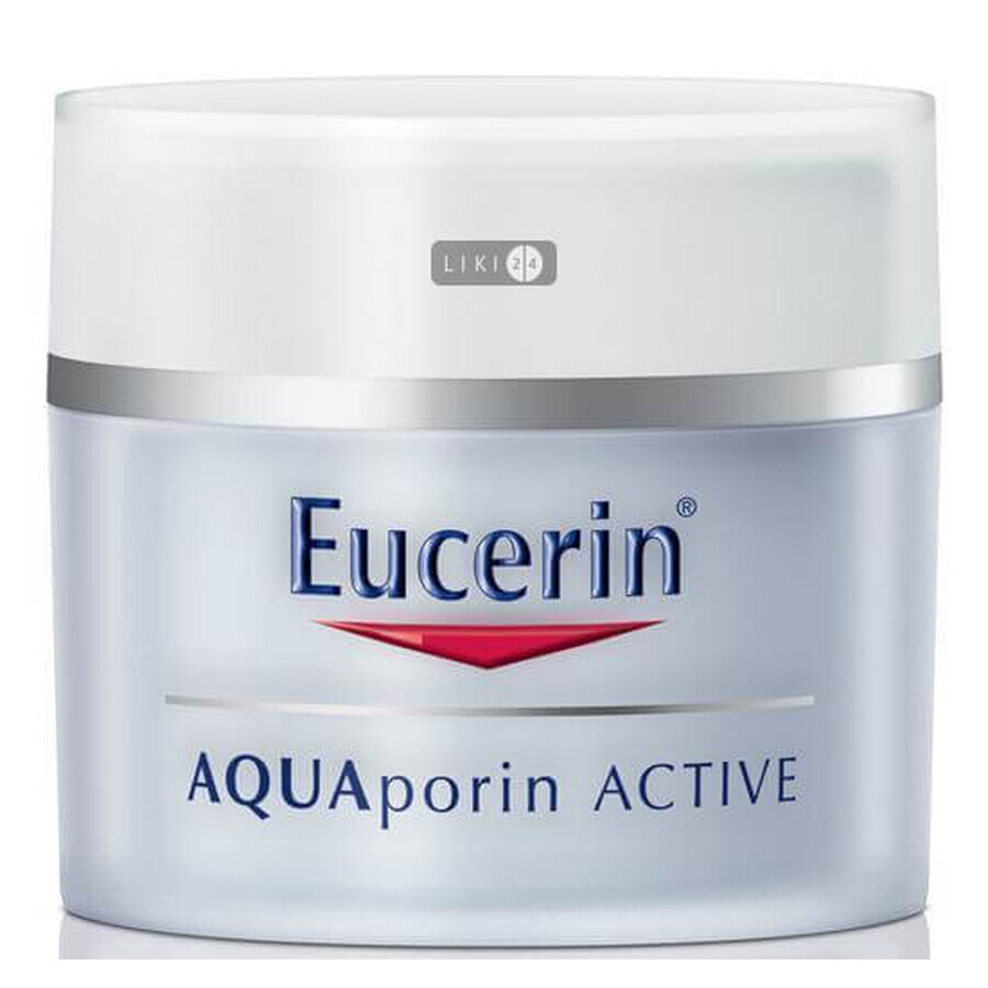 Крем для обличчя Eucerin Аквапорин Насичений зволожуючий денний для сухої і чутливої ​​шкіри, 50 мл: ціни та характеристики