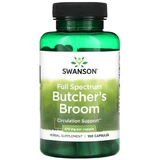 Иглица колючая Swanson Butcher's Broom 470 мг, полного спектра действия, 100 капсул