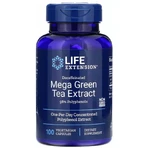 Зелений чай екстракт мега Life Extension Green Tea, без кофеїну, 100 капсул: ціни та характеристики