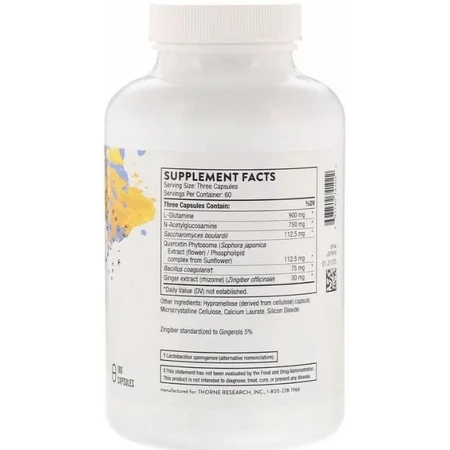 Захист шлунка Thorne Perma-Clear, 180 капсул: ціни та характеристики